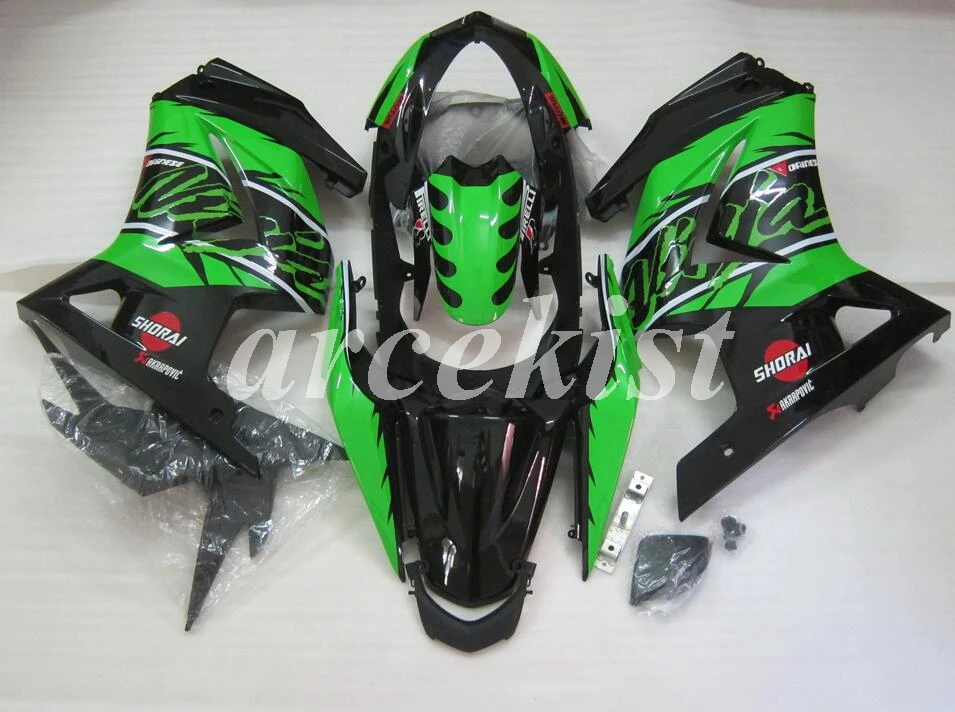 Литье под давлением мотоцикл ABS Обтекатели наборы набор подходит для kawasaki Ninja 250R EX250 2008- 08 09 10 11 12 13 14 на заказ