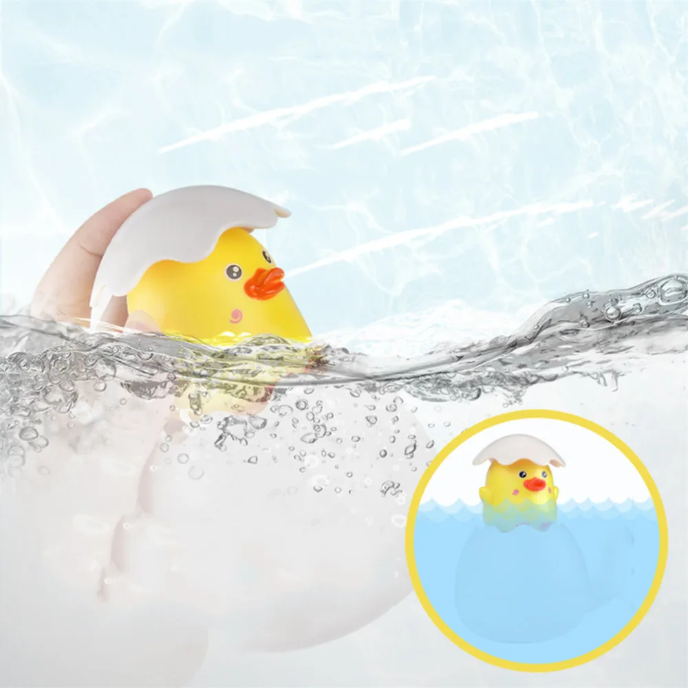Bath Toy Duck Penguin Water Toy Baby Shower Products Children Bathroom Animals Sprinkler
