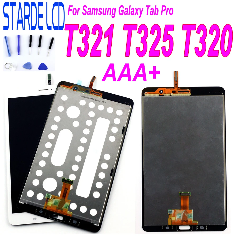 Для Samsung Galaxy Tab Pro SM-T320 T321 T325 SM-T321 ЖК-дисплей сенсорный экран дигитайзер сборка сенсоров замена панели