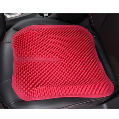 Силиконовая Автомобильная крышка сиденья универсальная подушка для lada Renault seat mazda для Tesla Mitsubishi jeep ford автомобильные аксессуары - Название цвета: red