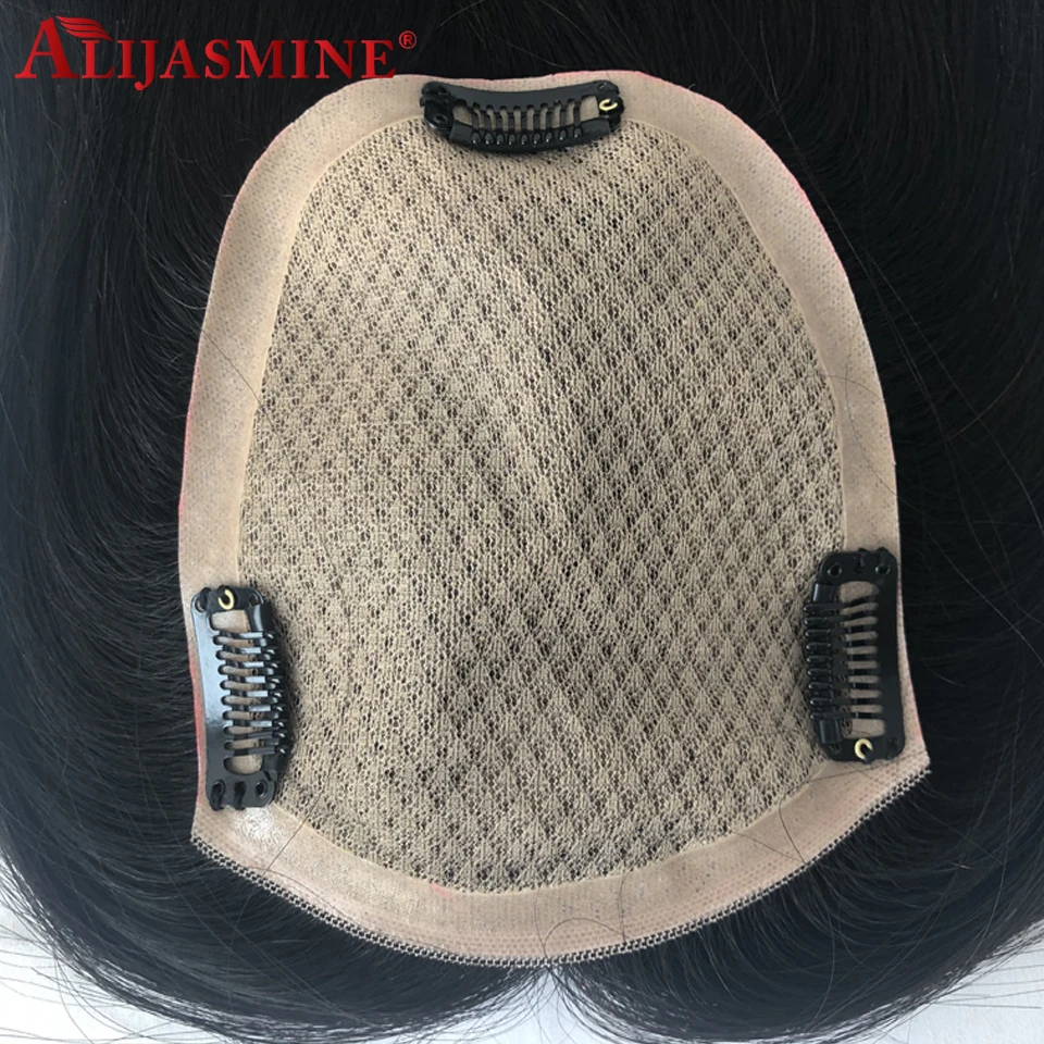 Али Жасмин 14x16 размер мужской женский парик в парик из натуральных волос s лента с зажимами бразильский парик из натуральных волос Remy
