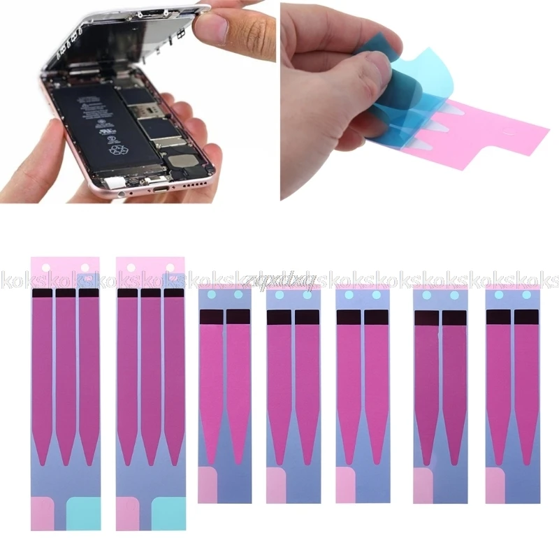 

Battery Adhesive Sticker for iPhone 6 & 6S Plus 5S 7 7Plus 5 Double Tape Pull Trip Glue Replacement Parts J26 19 dropship