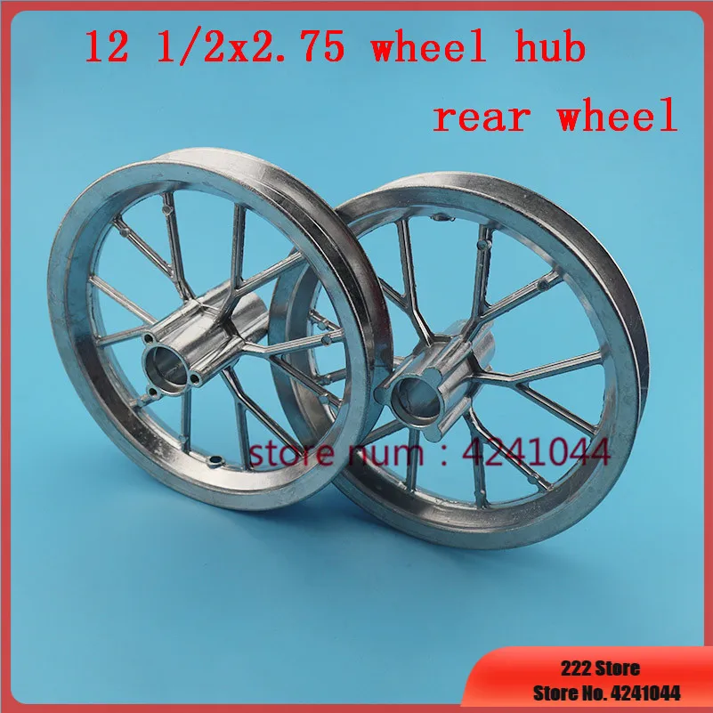 Front or Rear wheel rim 12 1/2x2.75 hub use 1/2x2.75tire for Dirt Bike MX350 MX400 43CC 47CC 49CC Mini Moto E-Scooter