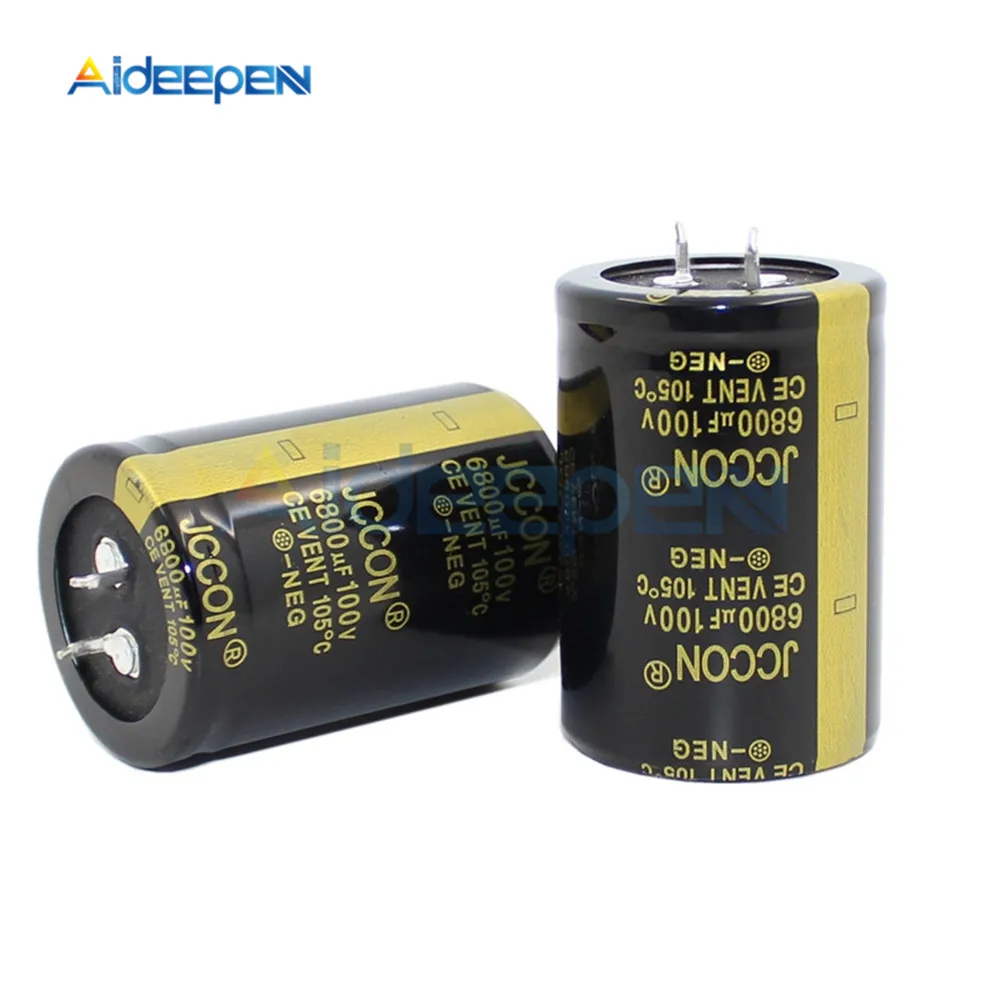 100V 6800 мкФ 35*50 мм Алюминий электролитический конденсатор с алюминиевой крышкой, 6800μF 100V 35x50 мм