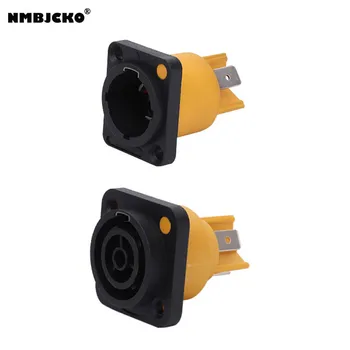 

High quality 25pcs /lot NAC3FPX NAC3MPX Powercon 3-pol Recessed Connector Type D Load Power Connectors