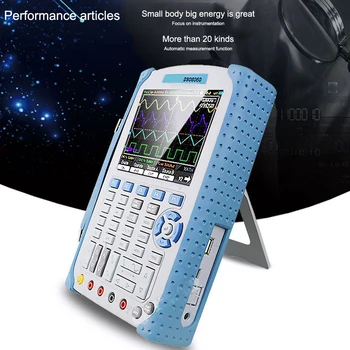 

Hantek DSO8060 5-in-1 Handheld Digital Oscilloscope DMM Spectrum Analyzer Frequency Counter Arbtrary Waveform generator