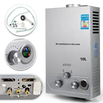 

2 PCS 10L LPG macro gas heater water central gas water heater gas water heater 10L tankless water heater gas