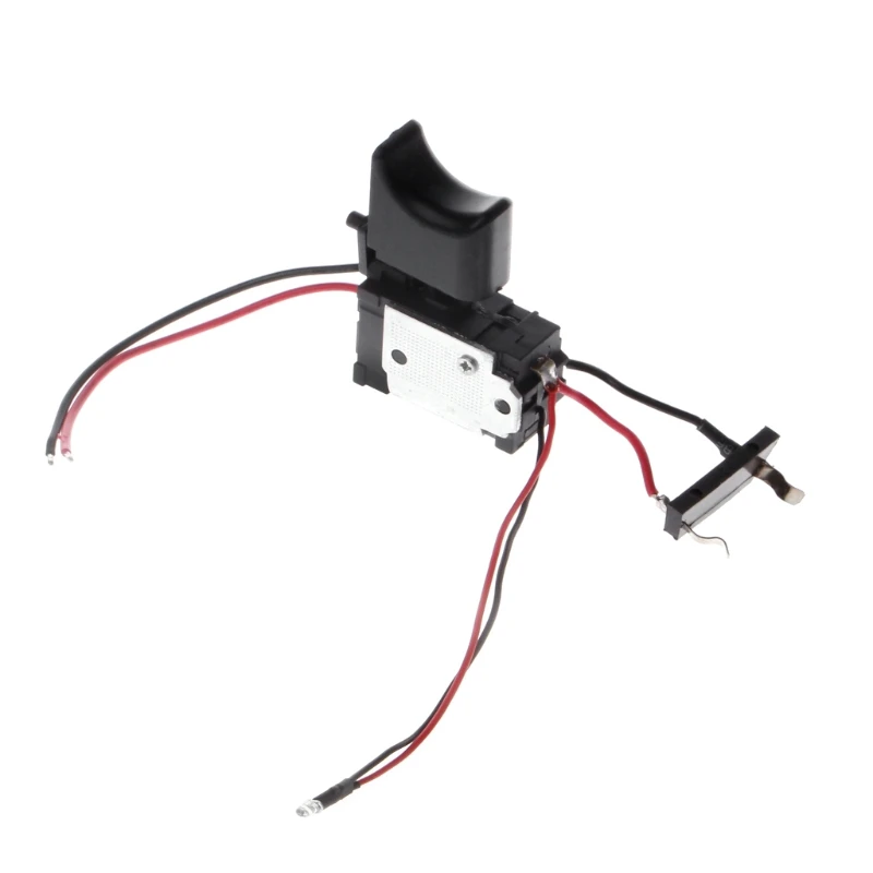 OOTDTY электрическая дрель пылезащитный регулятор скорости кнопочный триггер переключатель постоянного тока 7,2-24 В