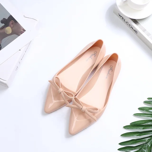 CXJYWMJL Autumn Fashion Low Heel Women Shoes Comfortable Wedge Heel Shoe Pointed Shallow Mouth Shoes Fashion Wild Female Shoe - Цвет: C1