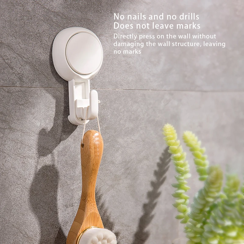 

Max Payload Household Powerful Vacuum Suction Cup Hooks Kitchen Bathroom Towel Strong Heavy Duty Adhesive Wall Hooks