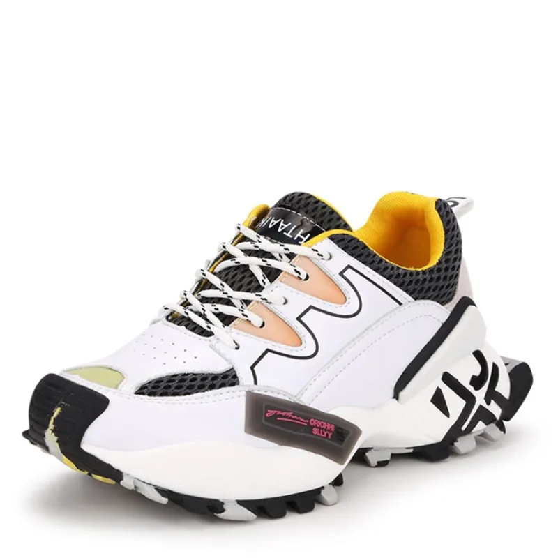 Leather Motion Women's Shoes Spring Summer New Fashion Breathable Comfortable Soft Mesh Student Casual Shoes