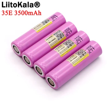 

Liitokala Original INR18650-35E 3.7V 3500mAh Max 13A Discharge Power Battery For Flashlight batteries