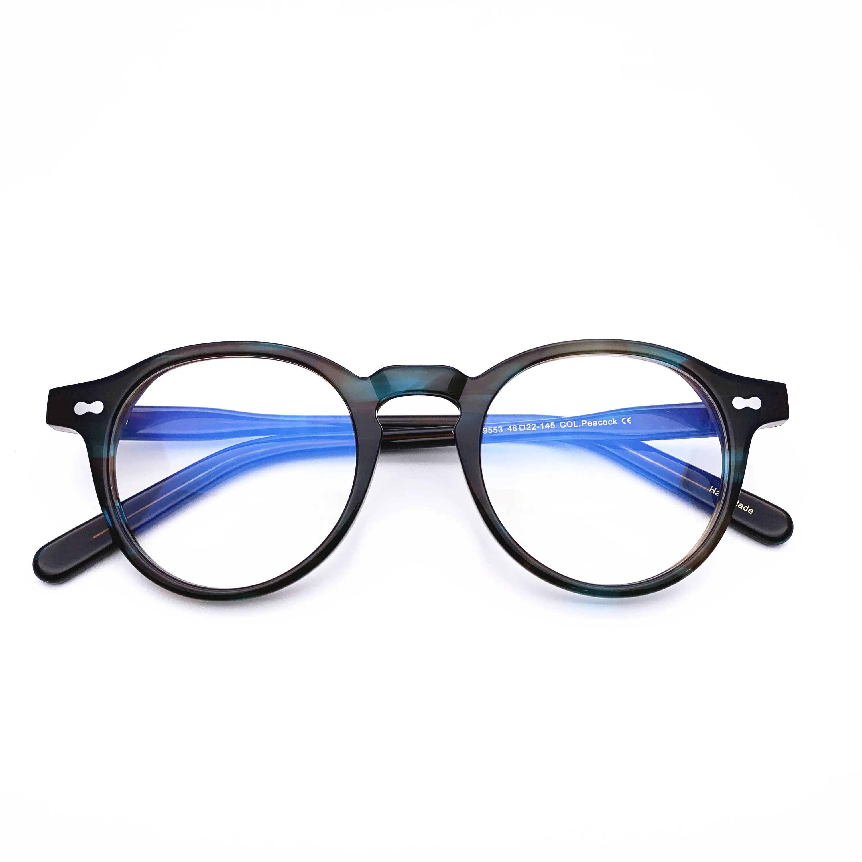 US $50.99 Belight Optical Men Italy Acetate Small Round Retro Vintage Prescription Eyeglasses Optical Spectacle Frame Eyewear Miltzen