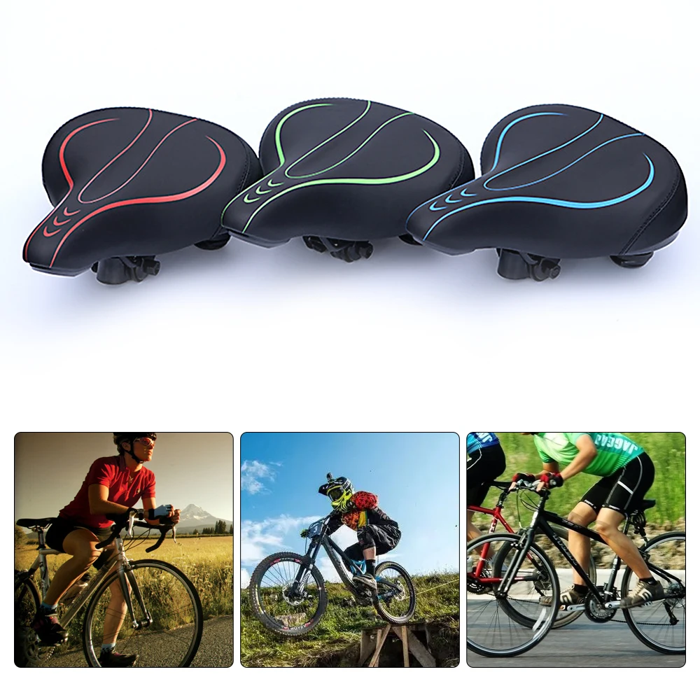 

Sport Road Mountain Cycling Supplies Bike Front Seat Tail Light PVC Fabric Mat Cushion Ride Bicycle Seat Bicycle Accessory