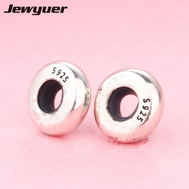 Fixed open bangle space charms 925 sterling silver Fine jewelry charm fit bracelets bangles DIY fine jewelry wholesale PJ006
