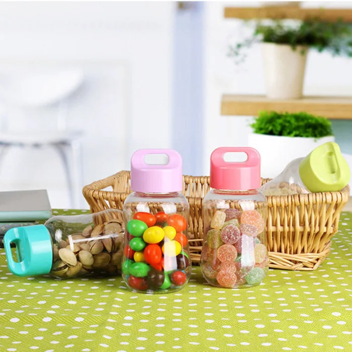 2 Pcs Mini Water Bottle 200ml Portable Cute for Children Students Sports Outdoor ZJ55