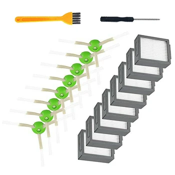 

Filter Brushes Set for Irobot Roomba I7 I7+/I7 Plus E5 E6 Vacuum Cleaner Parts