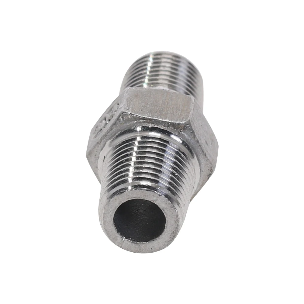 1 шт. шестигранная труба с наружной резьбой 1/8 дюйма|straight connector|pipe fittingsmale thread |