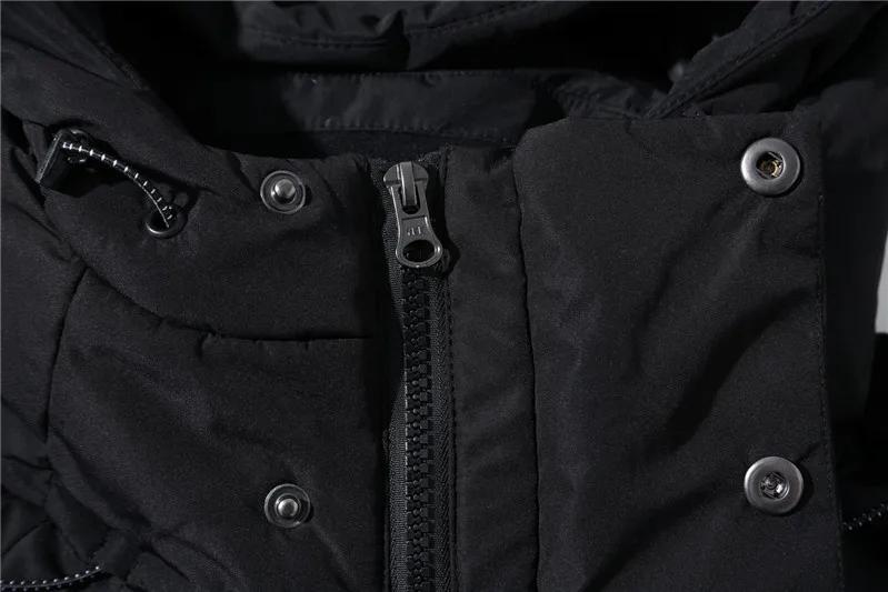 SEMIR новая одежда зимняя куртка мужская деловая длинная толстая зимняя куртка мужская однотонная модная верхняя одежда теплое длинное пальто
