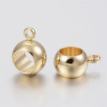 

100pcs 304 Stainless Steel Hanger Links Connectors for Jewelry Making DIY Accessories Findings Inner Diameter 4mm 5mm