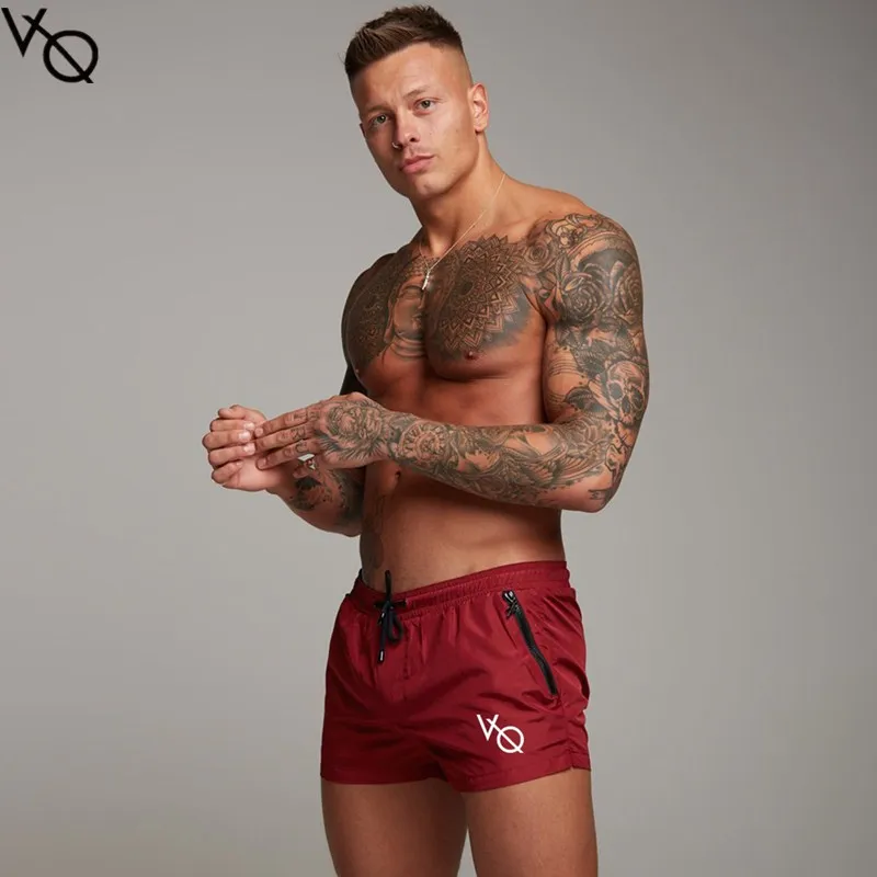 

Muscle Fitness Brothers Summer New Style Sweat Absorbing Quick-Dry Athletic Pants Fitness Running Slim Fit Shorts Men Shorts