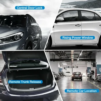 

Car Control Box Remote Controls Power Central Door Lock Direction Light Flashes Car Interior Decoration