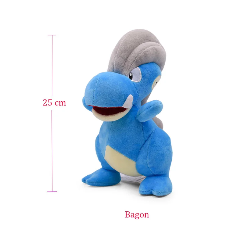 Takara Tomy Аниме Покемон кукла Torterra Snorlax Zeraora Rayquaza Charizard мультфильм Мягкие плюш игрушки рождественские подарки - Цвет: Bagon