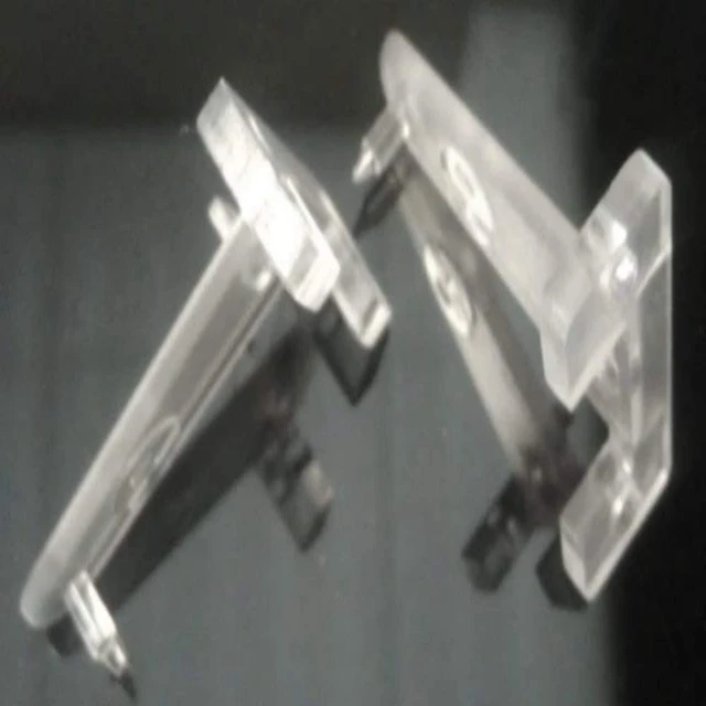 Hold Down Plastic Bracket For 2 inch Horizontal Blind- Pack of 10 - Clear 10pcs