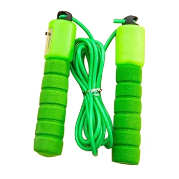 

Sponge Handle With Counter Jump Rope -free Fitness Sports Supplies Exercise Bearing Design Skipping Adjustable