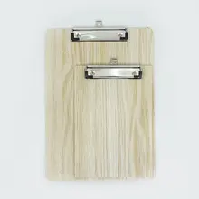 Портативный А4 А5 деревянный файл для записи в буфер обмена, офисные школьные канцелярские принадлежности