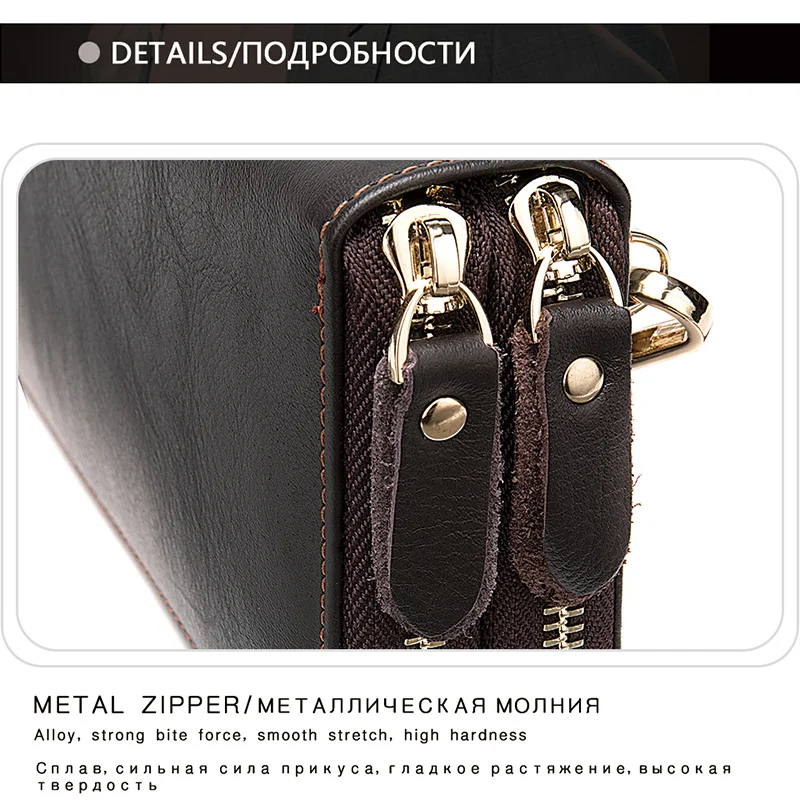 MVA Мужская натуральная кожа кошелек мужской клатч длинный сумочка для мужские