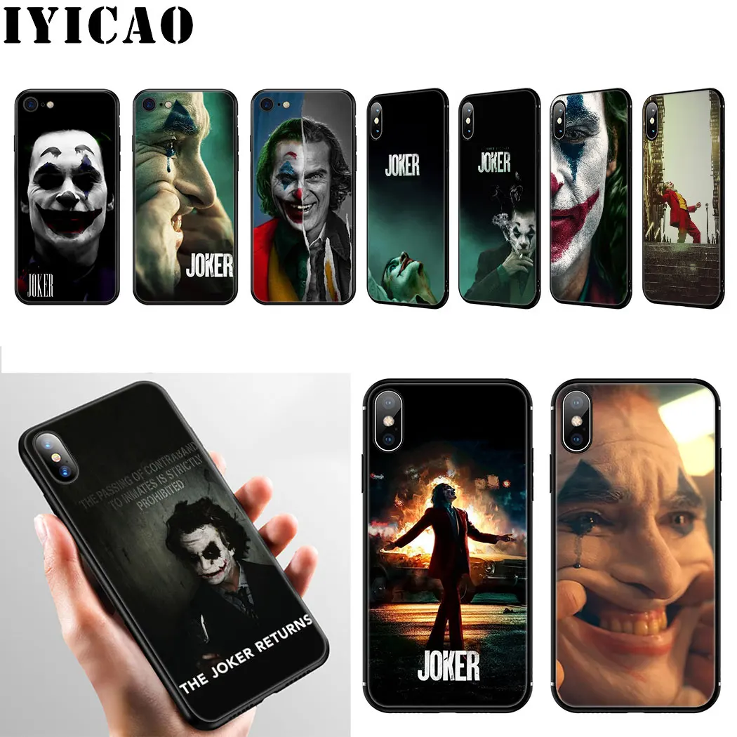 

joker Joaquin Phoenix movie Soft Silicone Case for iPhone 11 Pro Max XR X XS Max 6 6S 7 8 Plus 5 5S SE Phone Cover