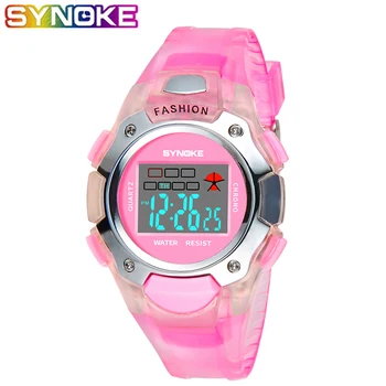 

SYNOKE Children Digital Watches Sport Multi-Function Waterproof LED Stop Watch Alarm Clock Kids Electronic Watches
