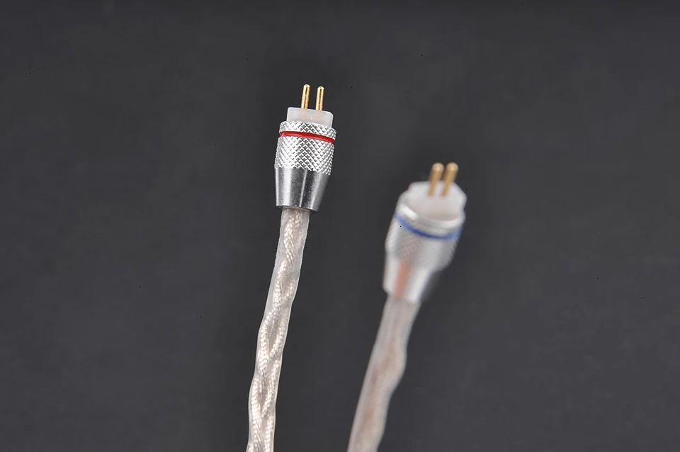 AK плотным верхним ворсом KZ ZS3 ZS5 ZS6 кабель 2pin 0,75 мм обновлен с серебряным покрытием кабель наушников обновления кабель для наушников Наушники KZ ZS4 ZSA ED16
