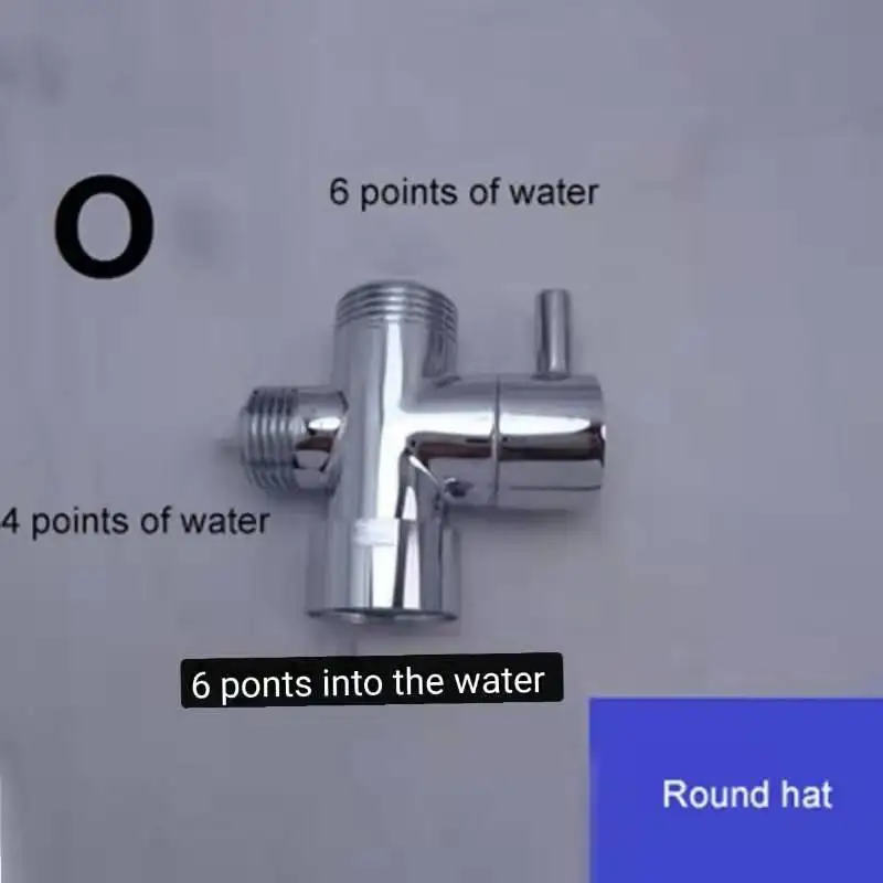 Душевой делитель воды смеситель для душа Трехходовой водяной клапан ...