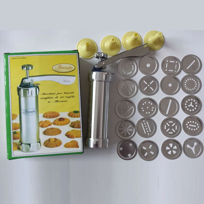

DIY Biscuit Machine Cookie Mold Gun Cookie Maker High Quality Kitchen Tools Cookie Presser 20 Shapes New