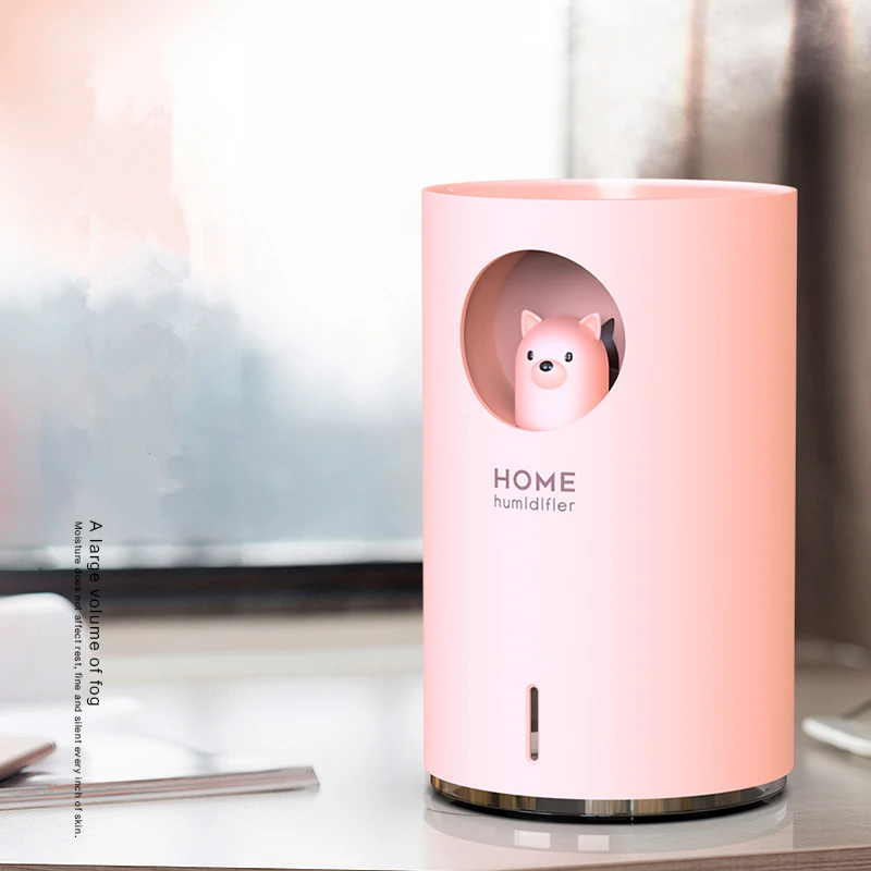 

Polar Bear Cute Pet Humidifier 900ML Large Capacity Ultrasonic Aroma Air Difusor With Color LED Light Home Humidificador