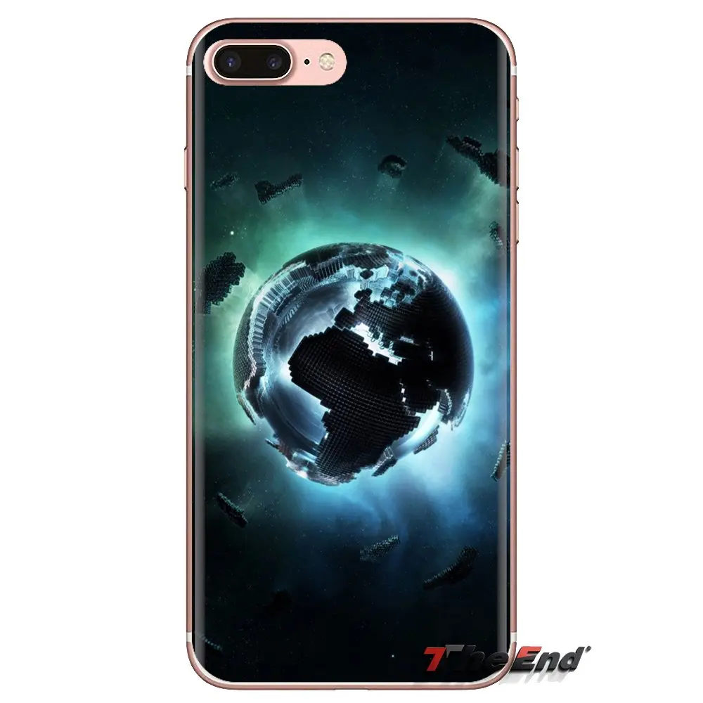 For Samsung Galaxy J1 J2 J3 J4 J5 J6 J7 J8 Plus 2018 Prime 2015 2016 2017 TPU Transparent Cases Covers Earth Satellites Sun Moon |