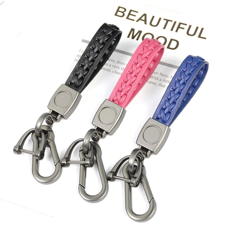 Креативный ткацкий вольфрамовый стальной автомобильный брелок для ключей на заказ крутые мужские и женские пары на талии висячая Пряжка подарок автомобильный брелок для ключей