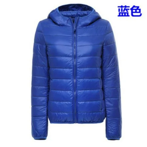 05 NoEnName_Null Женская Uniqlo стильная легкая куртка на утином пуху зимняя верхняя одежда пальто пуховик Новая мода корейского размера плюс - Цвет: 05
