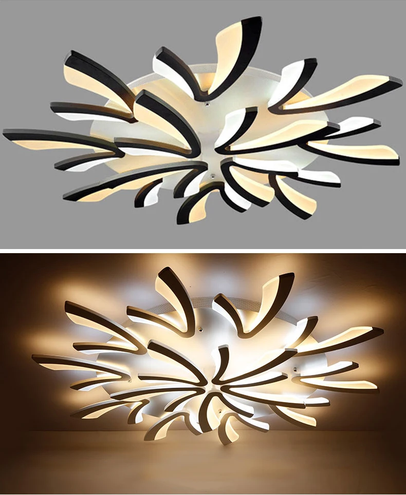 New Arrival two colors Modern Led Chandelier For Living Room Master Room Bedroom Fixtures AC220V Chandelier Fixture