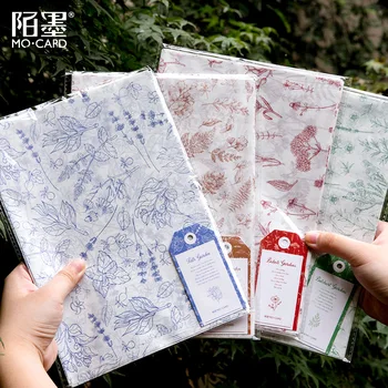 

5 Sheets Kawaii Cute Plant Flower Decorate Oil Paper Memo Pad Planner Notepad Diary Stationery School Office Supplies sl2556