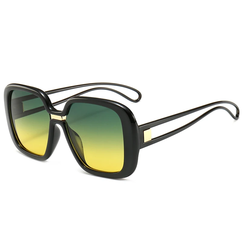 FC OPTICS Vintage Pilot Polarized Sunglasses Women Men Metal Frame Anti UV Sun Glasses Brand Design Night Vision Glasses