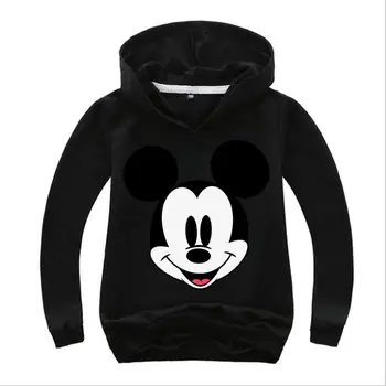 

new children's suit 2-16 fashion girls hoodie pink autumn coat blue sweatshirt red jacket yellow Mickey sweater