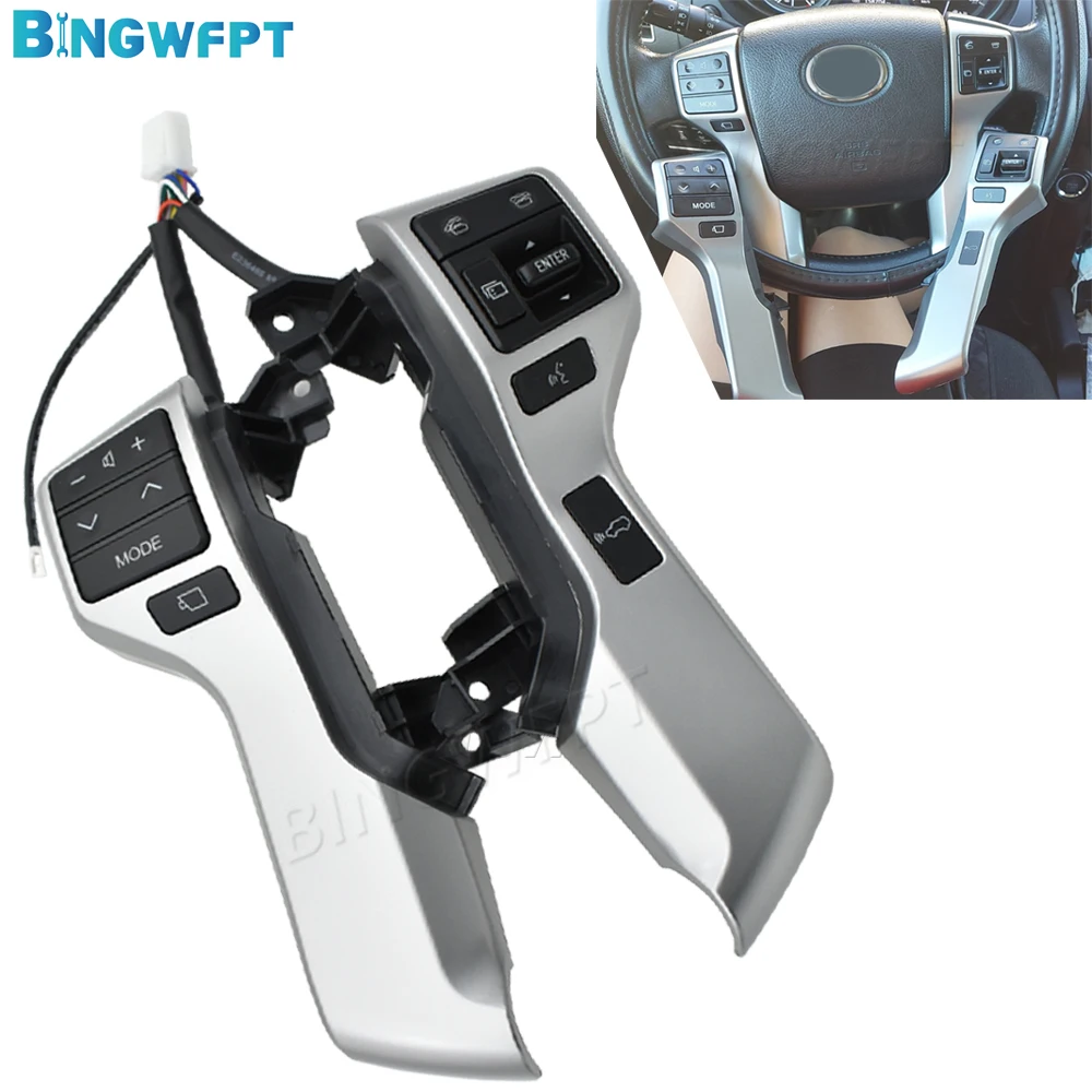 Multifunction Steering Wheel Control Switch For Toyota Land Cruiser Prado 150 GRJ150 KDJ150