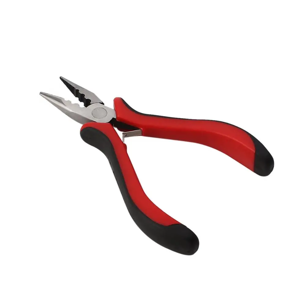 

DoreenBeads Multifunctional 3 Grooves Pliers Red Beading DIY Making Jewelry Tool 12.7cm(5") x 7cm(2 6/8"), 1 Bundle