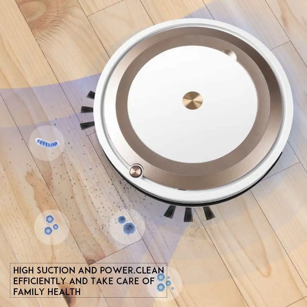 US $30.36 3In1 Multifunction Sweep Mopping Robot Vacuum Cleaner Rechargeable Dry Wet Mop Vacuum Cleaner Strong Suction Home Clean