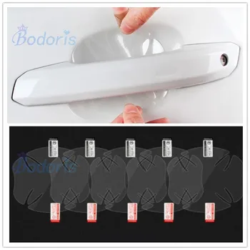 

For Toyota RAV4 2014 2015 2016 2017 2018 2019 2020 PVC Door Handle Bowl Grab Protector Film Anti Crash Car Styling Accessories