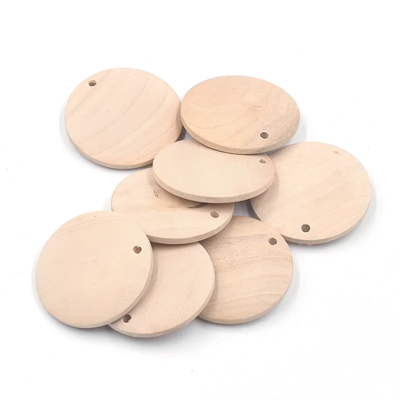 40pcs Wooden Craft Balls Round Balls Unfinished Wood Rounds Large Wood Beads  with No Holes - AliExpress