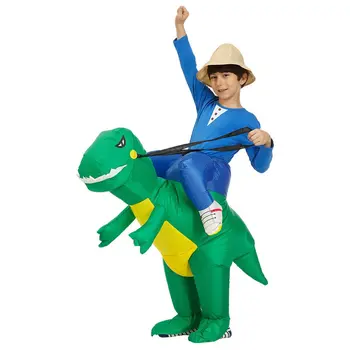 

Inflatable Dinosaur Costume Rex Children Adult Festival Funnny Dress Cosplay Suit Animal Shaped Cosplay Suit